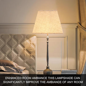 LEYINPEI lampshade detachable design makes storage easy when not in use.