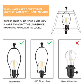LEYINPEI square lampshade suited for table, floor, and pendant lighting setups.