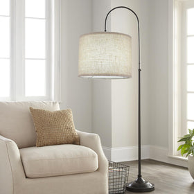 LEYINPEI living room setup shows warm ambient glow
