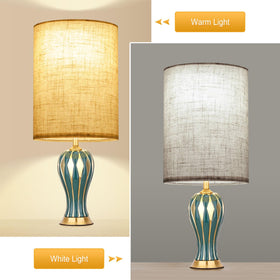 LEYINPEI beige line fabric shade highlights durable materials and stain resistance.