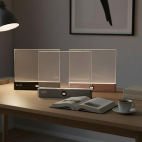 Leylix LED flat book light ideal for bedtime reading and travel