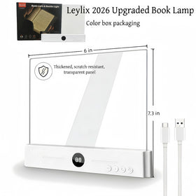Leylix LED flat book light delivers eye care with flicker-free illumination