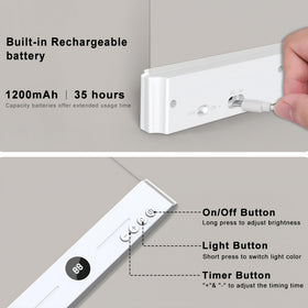 Leylix LED flat book light portable night light for travel