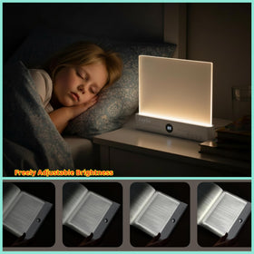 Leylix LED flat book light enables stepless dimming for precise brightness