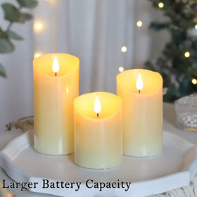 Lezonic remote-control flameless candle 5in with multiple timers