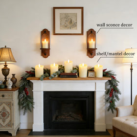 Includes 6 candles and a remote in the Lezonic gift set.