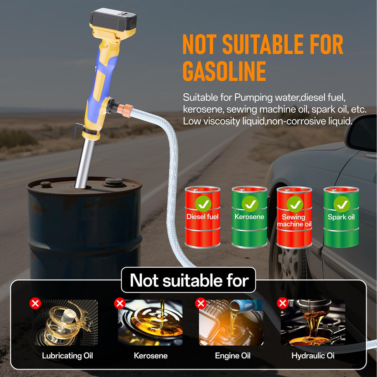 Lezwuatoolz suitable for RV maintenance and DIY water transfers.