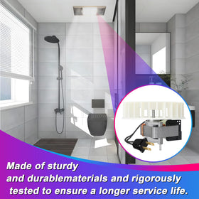 LEZYWONE easy-install bathroom fan motor enables fast, tool-light replacement.