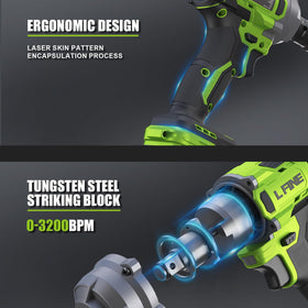 L FINE brushless motor delivering smooth high-speed performance.