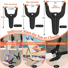 LFSEMINI 6-inch spring clip supports photography setups with stable scenes