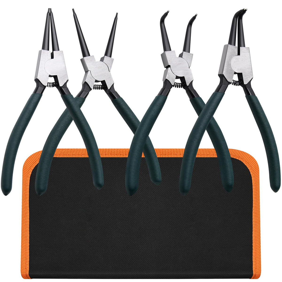 LFSEMINI 7-inch straight internal snap ring plier for precise internal rings