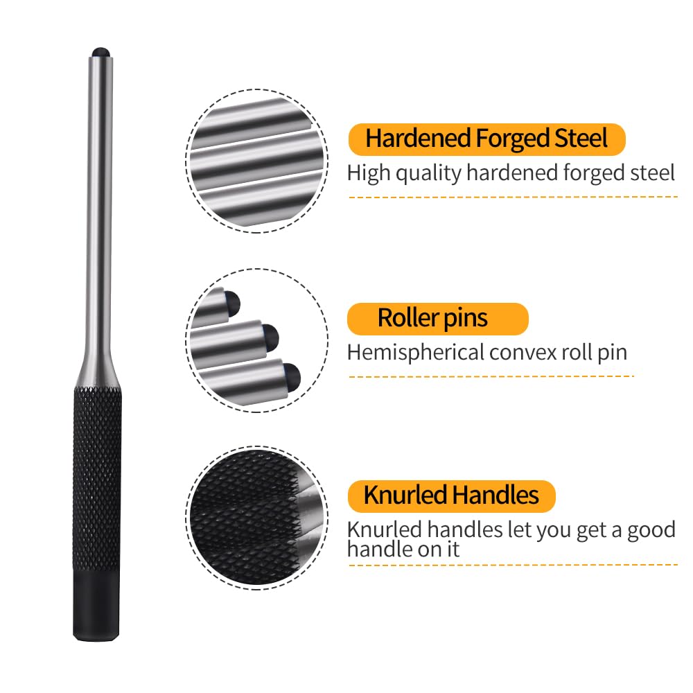 LFSEMINI 25 mm rubber-head hammer for gentle, surface-safe strikes