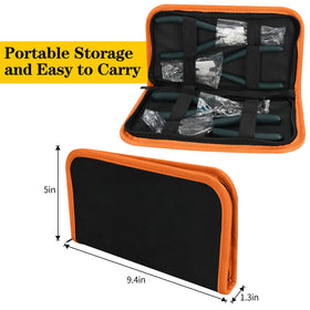 LFSEMINI storage pouch keeps all four pliers organized and portable