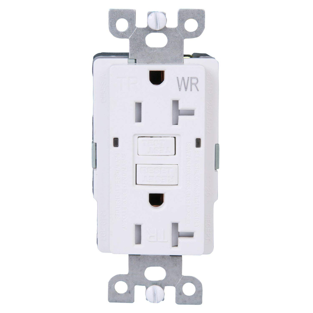 LGL weather resistant GFCI outlet suitable for damp spaces