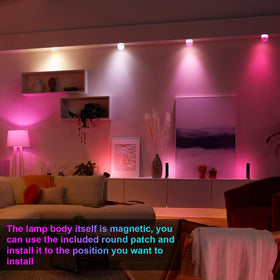 LGMCF colorful ambient light with 15 colors for mood lighting.