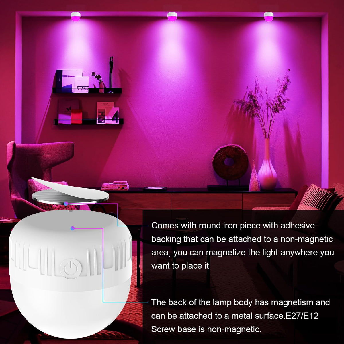 LGMCF night-light bulb delivers soft brightness during outages.