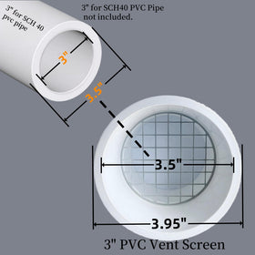 LGQF-LL push-in vent cap offers easy installation without adapters.