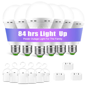 LHZHENG emergency rechargeable light bulb pack provides long lasting illumination during outages