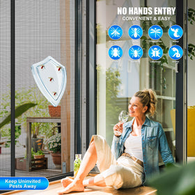 Easy, tool-free installation for fast setup on various doors.