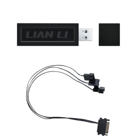 Lian Li UNI Fan L-Wireless Controller front view for streamlined fan management
