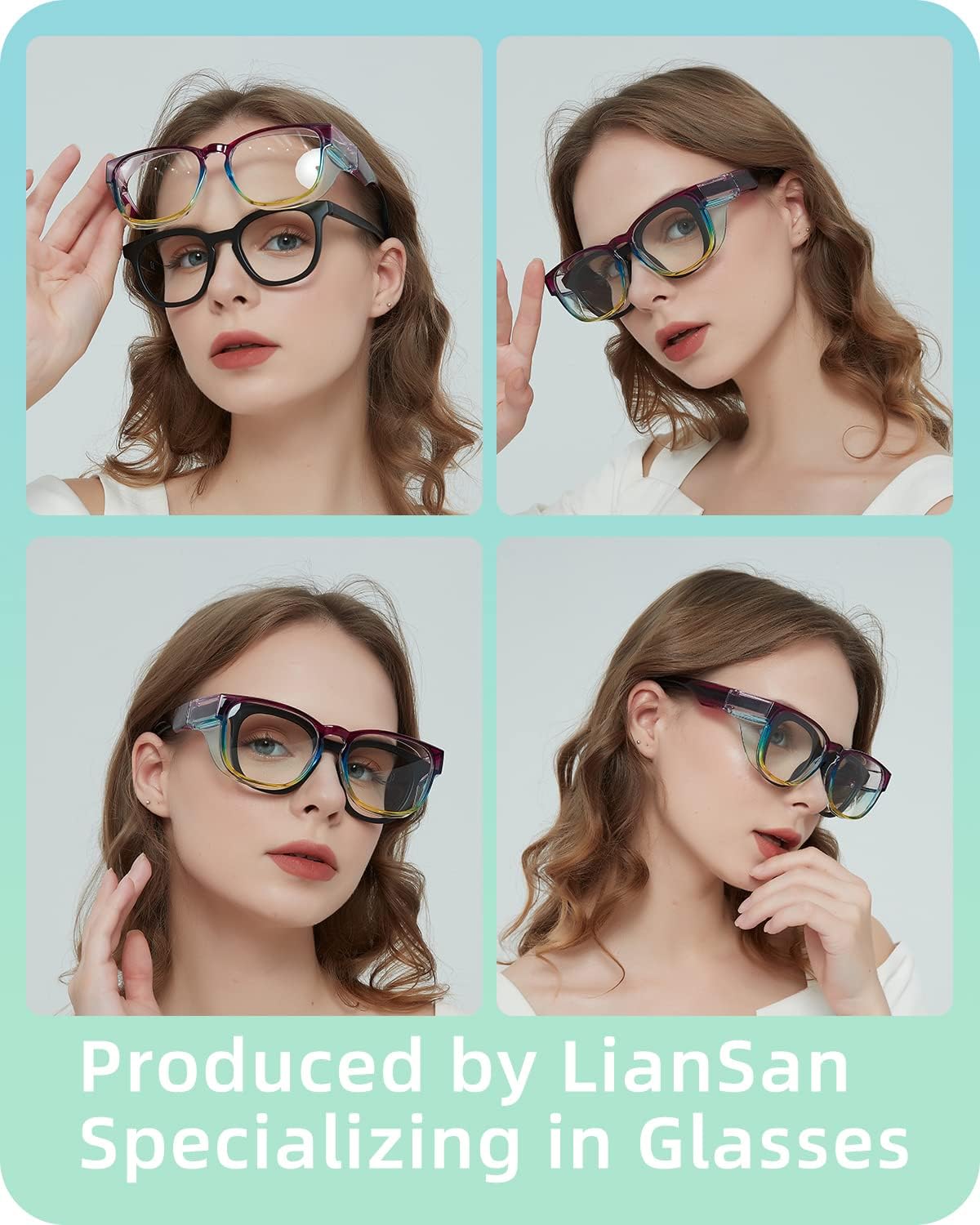 LianSan blue-light blocking lenses reduce eye strain during screen use
