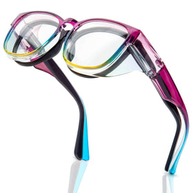 LianSan safety glasses fit over prescription eyewear for comfortable protection