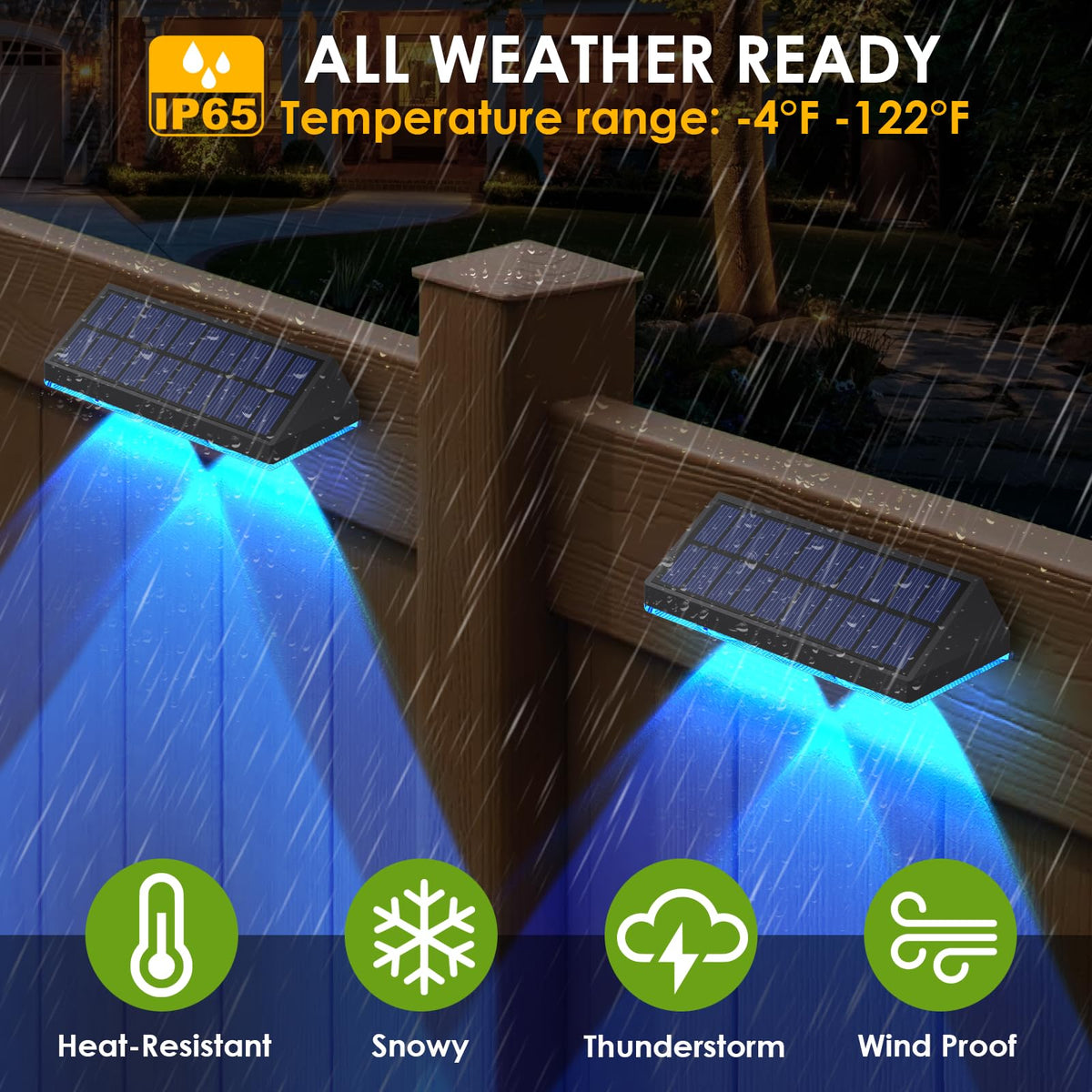 LIANGLOME garden pathway lights powered by sun save energy for the yard.