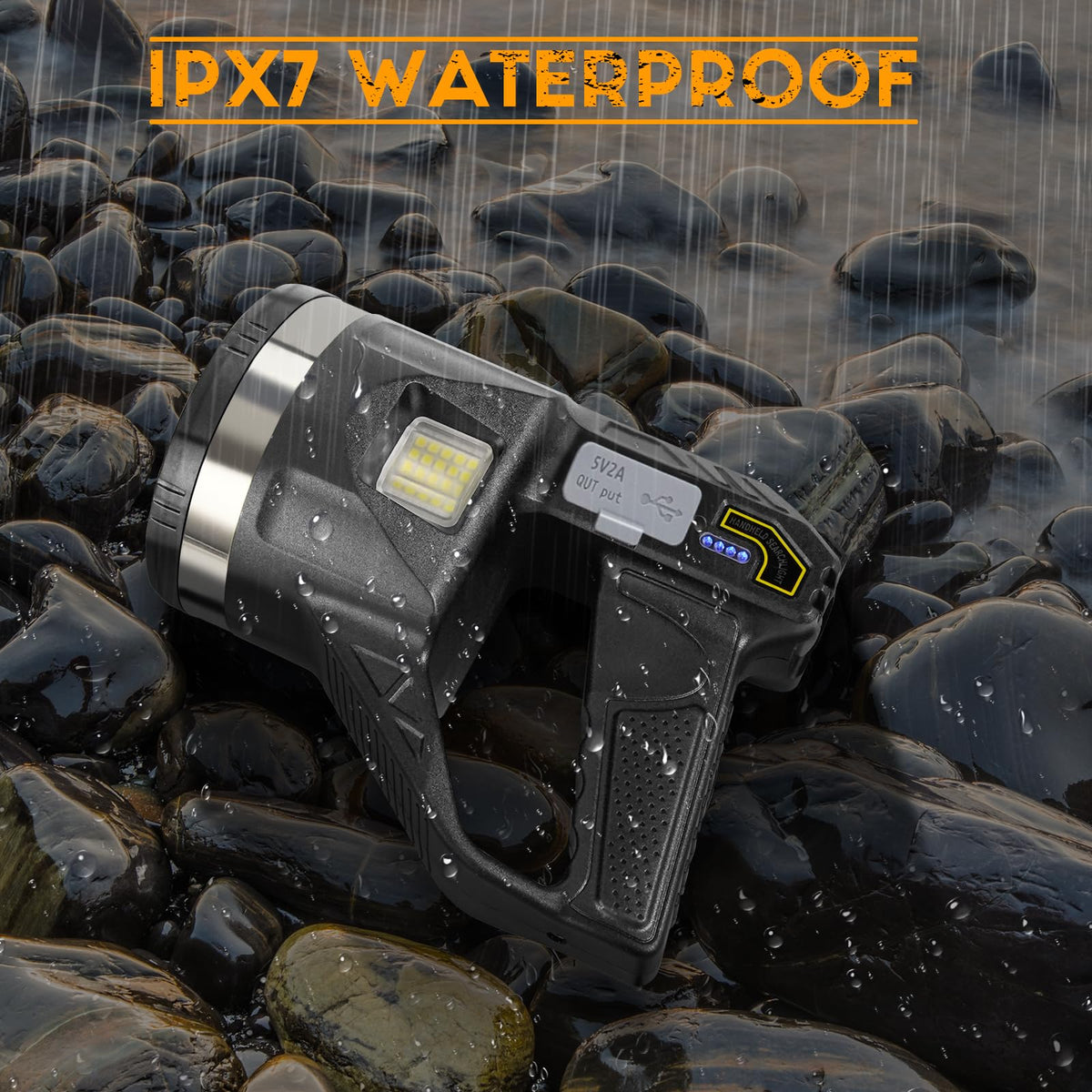 LiangJJ Spotlight 90-degree tripod enables hands-free setup anywhere.