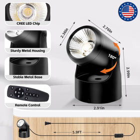 LiangJJ uplights with 90-degree beam and diffuser for focused lighting