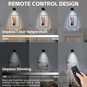 LiangJJ uplights color temperature range 3000K–6000K to match any scene