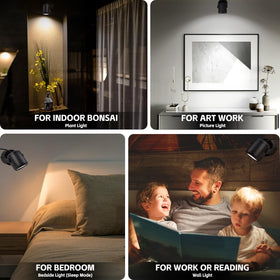 LiangJJ uplights install on wall or stand on floor with included hardware