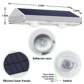 LIANGLOME compact deck light brightens stairs and entryways with solar power.