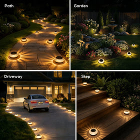 LIANGLOME lawn-edge light proving mower-safe driveways