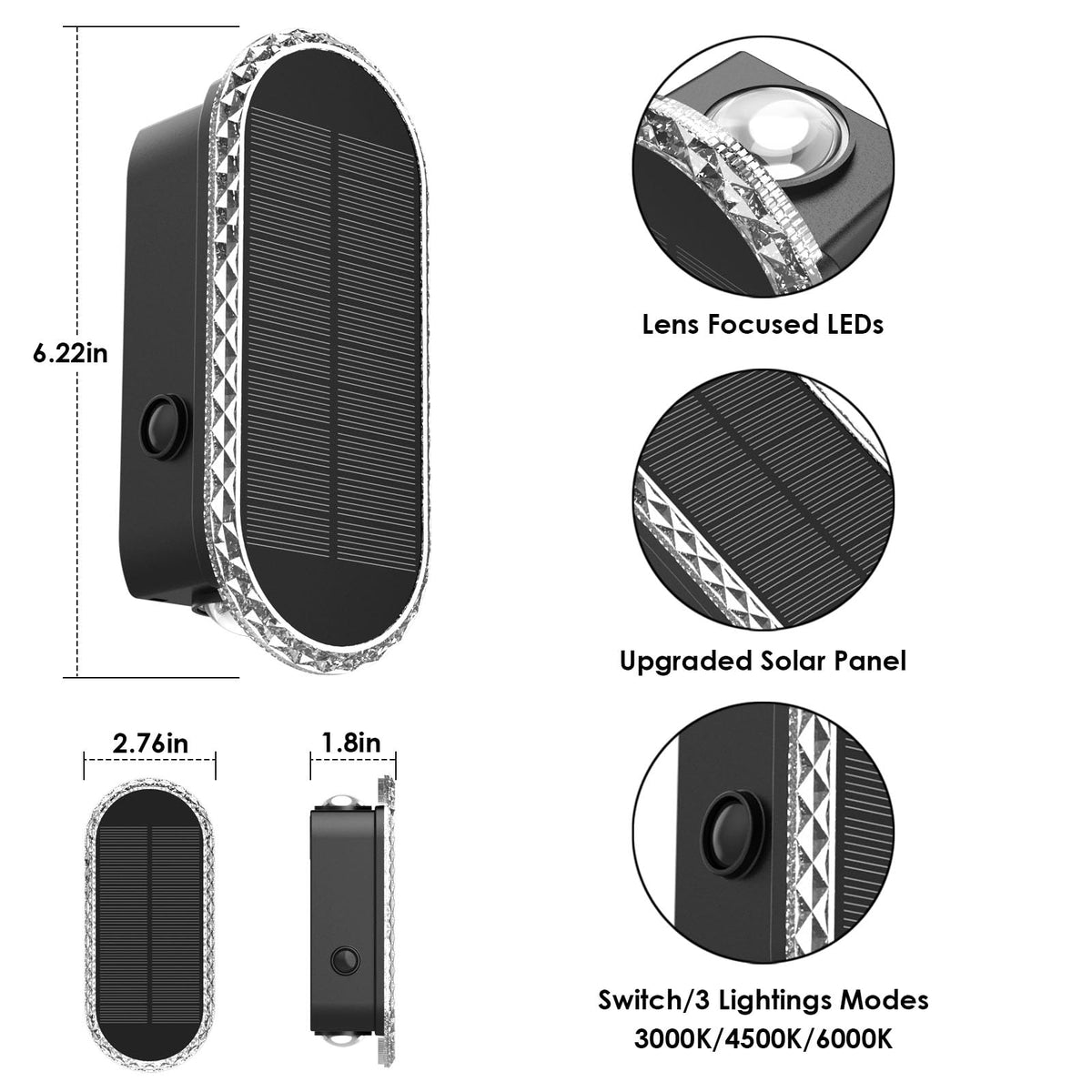 LIANGLOME deck light lights pathways and steps clearly