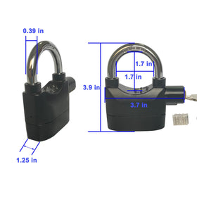 Lianshi alarm lock side view shows dual-state mechanism for easy switching.