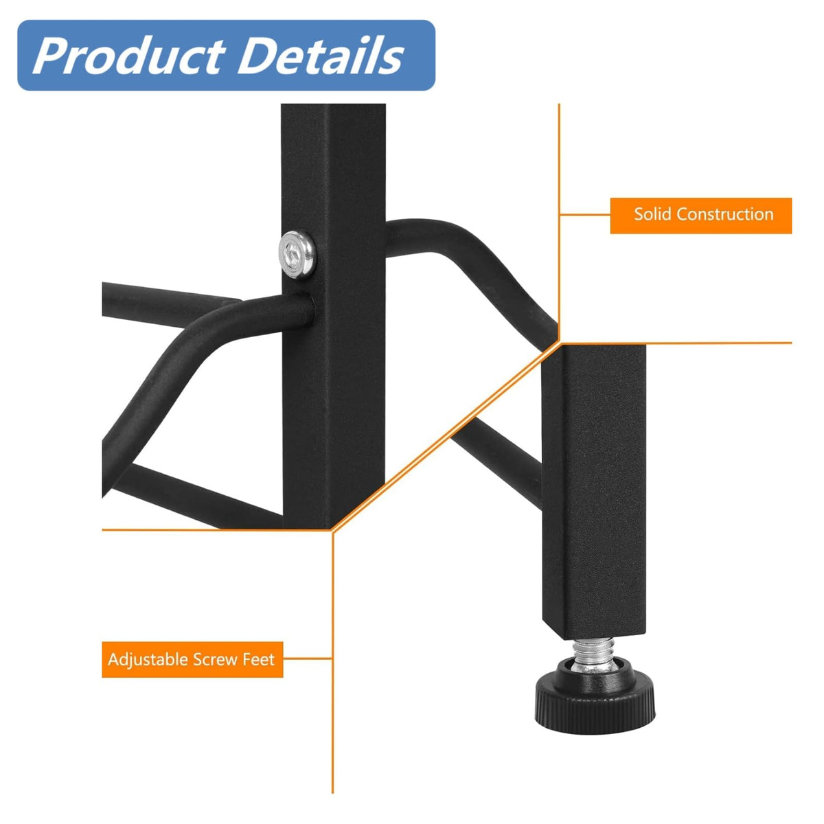 LIANTRAL three-tier rack assembly view highlighting easy setup