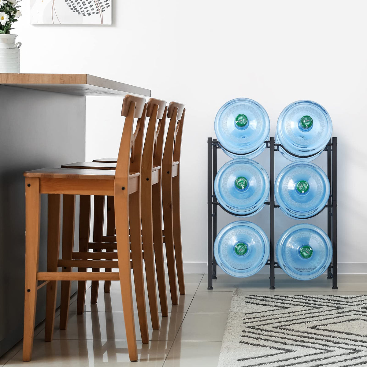 LIANTRAL kitchen and home office friendly water jug rack