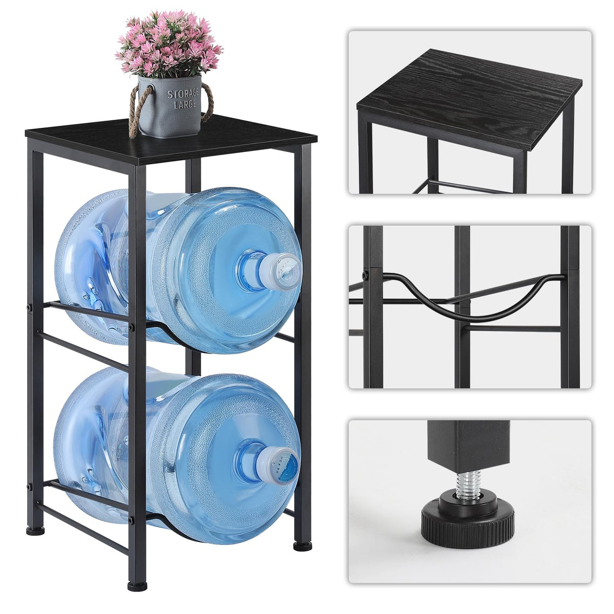 LIANTRAL water bottle organizer in kitchen keeps clutter at bay.
