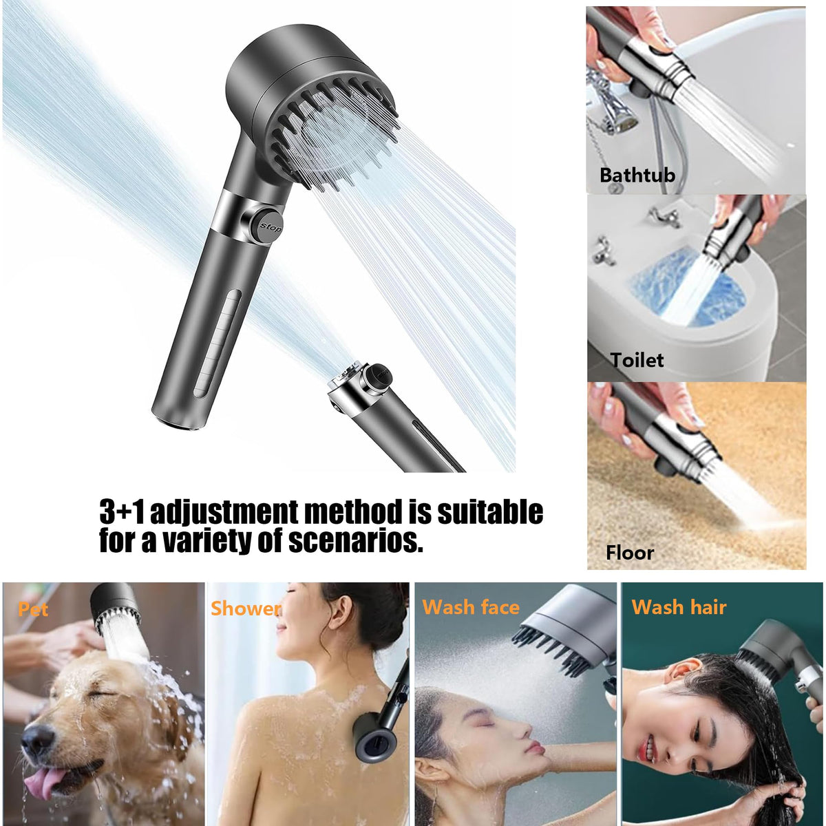 LIAOVEN easy-installation kit with hoses and mount for fast setup.