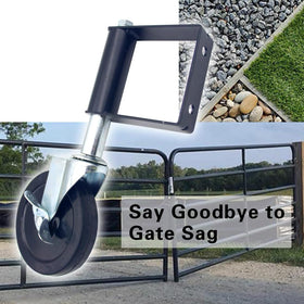 LIBEROLL spring extension absorbs impact and protects the gate during operation.