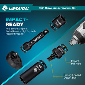 LIBRATON 72T ratchet handle for smooth, reliable turning.
