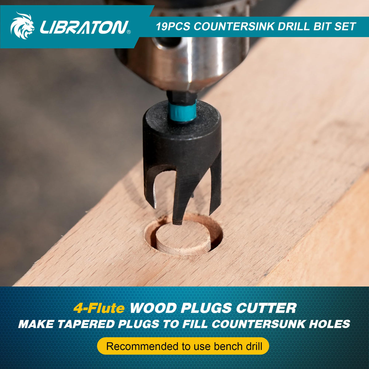 LIBRATON all-in-one woodworking set with storage case.