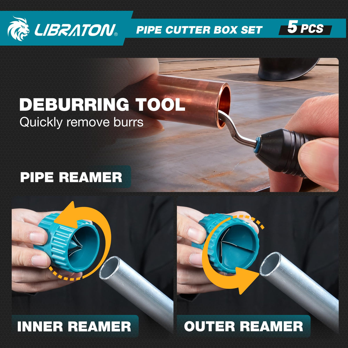 LIBRATON aluminum alloy cutting wheel resists wear and corrosion.