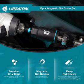LIBRATON compact blow-molded box keeps all drivers neatly organized.
