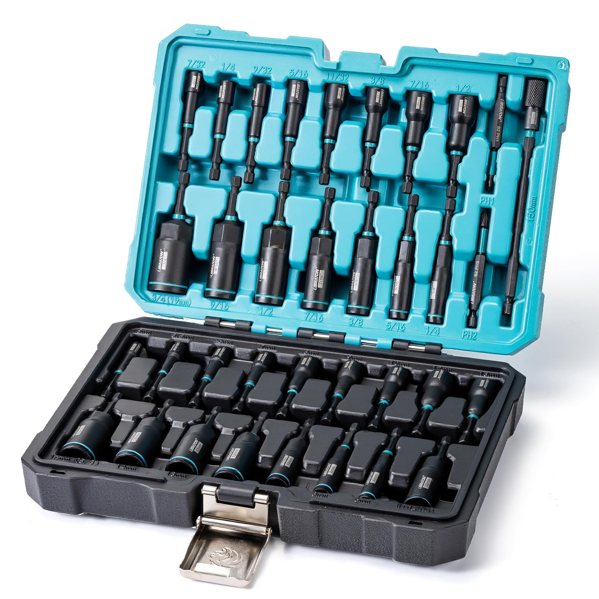 LIBRATON deep nut drivers extend reach for recessed or tight spots.