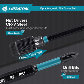 LIBRATON PH1 and PH2 drill bits tackle common pilot holes.