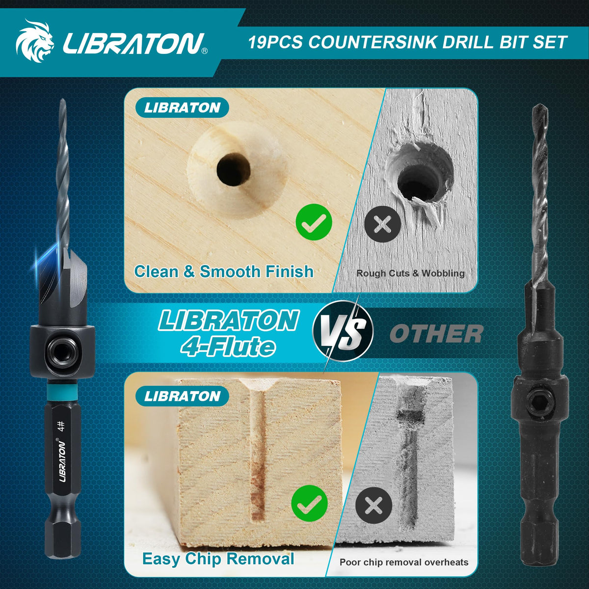 LIBRATON extendable magnetic bit holder keeps bits ready.