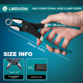 LIBRATON hose clamp pliers corrosion resistance suitable for automotive environments