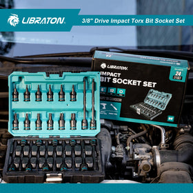 LIBRATON impact-hole sockets support both impact wrenches and hand tools