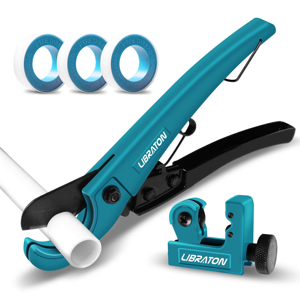 Libraton Pex Cutter blade close-up highlighting the sharp SK4 blade for precise cuts